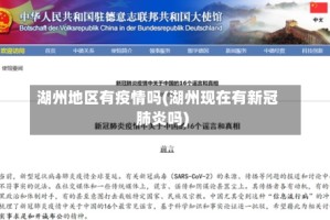 湖州地区有疫情吗(湖州现在有新冠肺炎吗)
