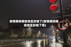 疫情期间哪些地区封城了(疫情期间哪些地区封城了呢)