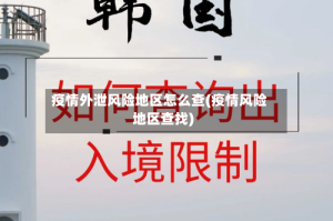 疫情外泄风险地区怎么查(疫情风险地区查找)