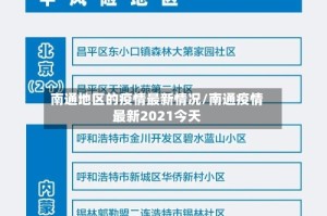 南通地区的疫情最新情况/南通疫情最新2021今天