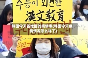韩国今天各地区的疫情表(韩国今天疫情情况怎么样了)