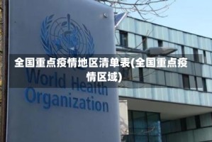 全国重点疫情地区清单表(全国重点疫情区域)