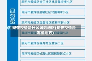 现在疫情是什么风险地区(现在疫情是哪些地方)