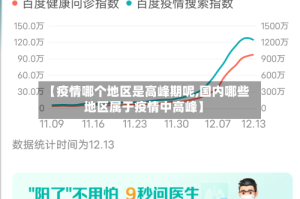 【疫情哪个地区是高峰期呢,国内哪些地区属于疫情中高峰】