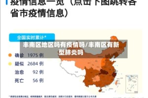丰南区地区吗有疫情吗/丰南区有新型肺炎吗