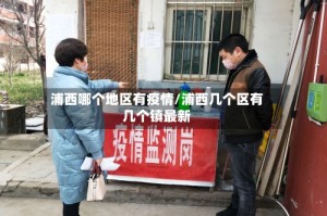 浦西哪个地区有疫情/浦西几个区有几个镇最新