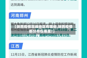 【陕西疫情高峰地区有哪些,陕西疫情都分布在哪里?】
