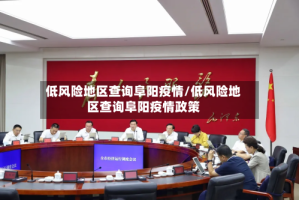 低风险地区查询阜阳疫情/低风险地区查询阜阳疫情政策