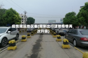 疫情限运地区表(限制出行该地疫情再次升级)