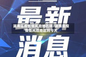 湖南是疫情低风险地区吗/湖南是疫情低风险地区吗今天