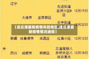 【连云港最新疫情风险地区,连云港最新疫情情况通报】