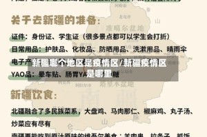 新疆哪个地区是疫情区/新疆疫情区是哪里