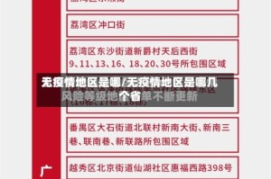 无疫情地区是哪/无疫情地区是哪几个省