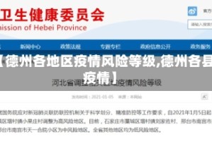 【德州各地区疫情风险等级,德州各县疫情】