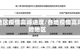 各地区疫情高峰进度/各地疫情高风险地区