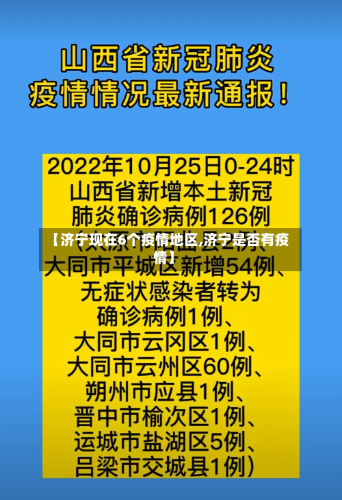 【济宁现在6个疫情地区,济宁是否有疫情】-第3张图片