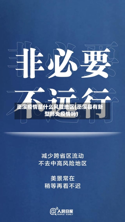 巫溪疫情是什么风险地区(巫溪县有新型肺炎疫情吗)-第1张图片