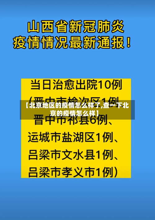【北京地区的疫情怎么样了,查一下北京的疫情怎么样】-第1张图片