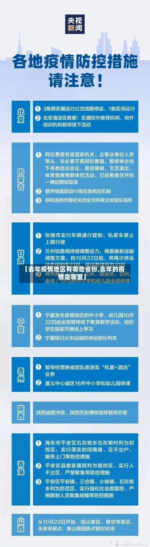 【去年疫情地区有哪些省份,去年的疫情是哪里】-第1张图片