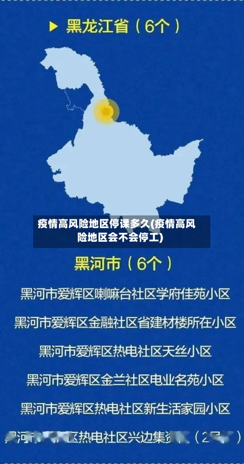 疫情高风险地区停课多久(疫情高风险地区会不会停工)-第2张图片