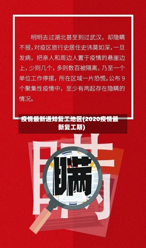 疫情最新通知复工地区(2020疫情最新复工期)-第1张图片