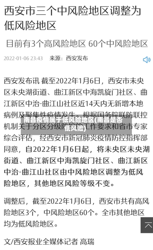 南昌疫情属于低风险地区(南昌是否低风险)-第3张图片