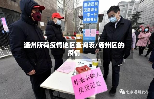 通州所有疫情地区查询表/通州区的疫情-第1张图片