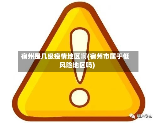 宿州是几级疫情地区啊(宿州市属于低风险地区吗)-第1张图片