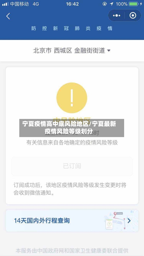 宁夏疫情高中底风险地区/宁夏最新疫情风险等级划分-第1张图片