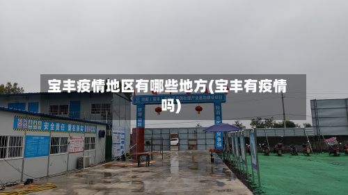 宝丰疫情地区有哪些地方(宝丰有疫情吗)-第1张图片