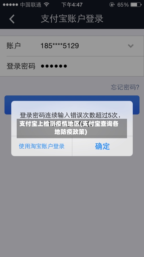 支付宝上检测疫情地区(支付宝查询各地防疫政策)-第3张图片
