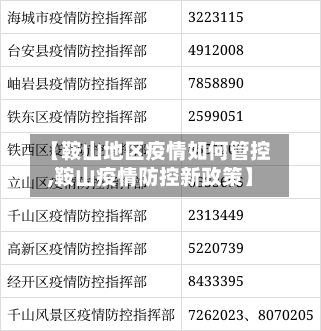 【鞍山地区疫情如何管控,鞍山疫情防控新政策】-第2张图片