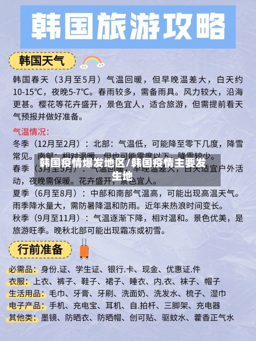韩国疫情爆发地区/韩国疫情主要发生地-第1张图片