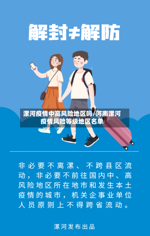 漯河疫情中高风险地区吗/河南漯河疫情风险等级地区名单-第3张图片
