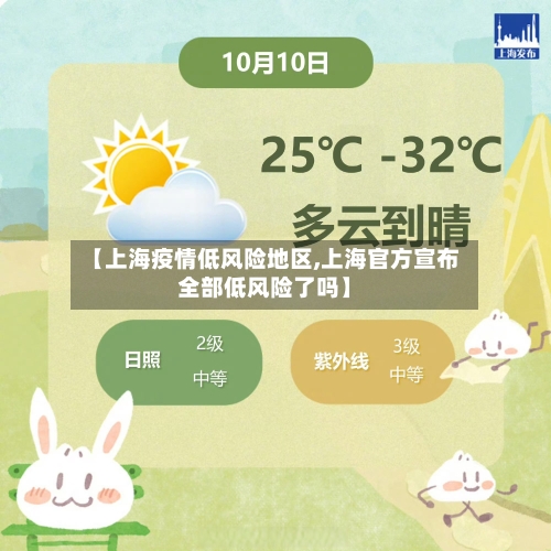 【上海疫情低风险地区,上海官方宣布全部低风险了吗】-第1张图片