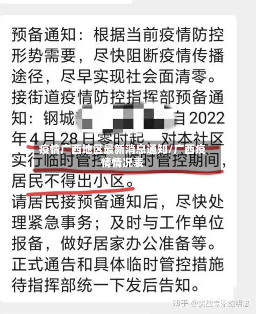 疫情广西地区最新消息通知/广西疫情情况表-第1张图片