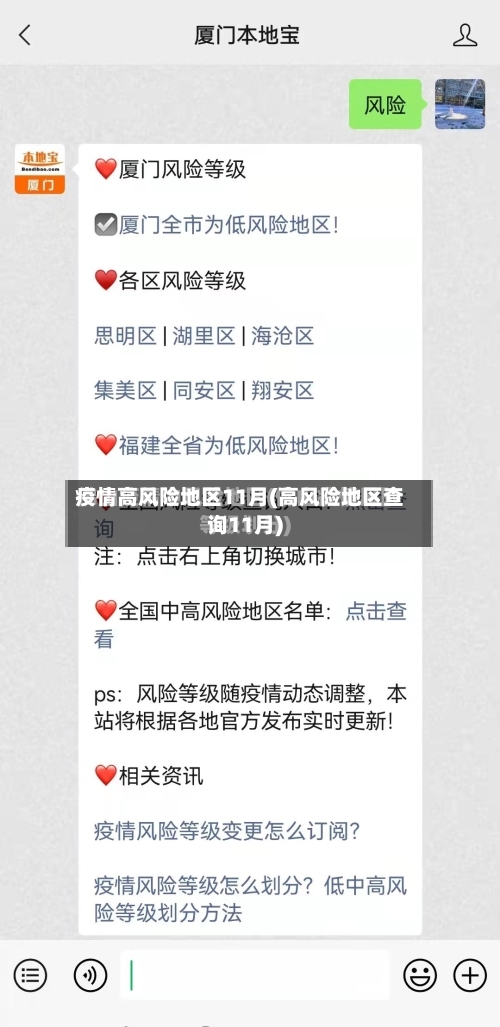 疫情高风险地区11月(高风险地区查询11月)-第2张图片